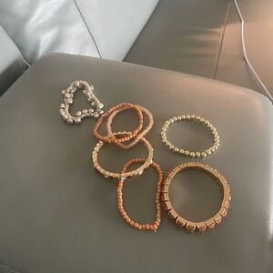 Chic Multi-Tone Bracelet Set